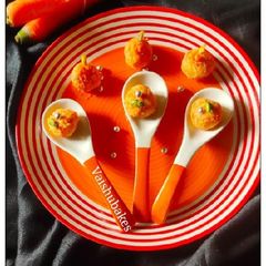 A picture of Carrot Almond Laddoo.