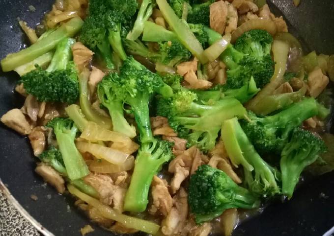 Chicken Teriyaki and Broccoli