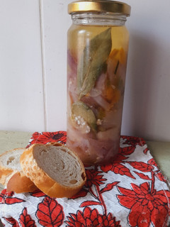 Una foto de Berenjenas al escabeche 🍆