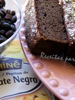 Foto de Bolo de Feijão Preto e Chocolate