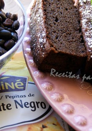 Foto de Bolo de Feijão Preto e Chocolate