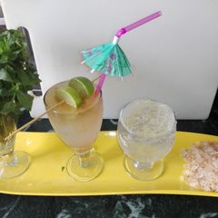 A picture of Special nimboo pani  with twist of gond katira.