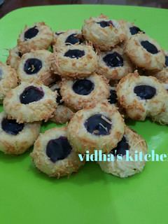 Foto resep Blueberry thumprint cookies