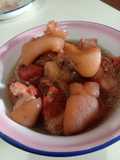 Masakan kaki babi/cu kiok/tu kha/lo tu kha angkak