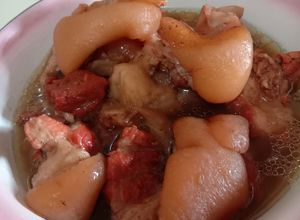 Foto resep Masakan kaki babi/cu kiok/tu kha/lo tu kha angkak