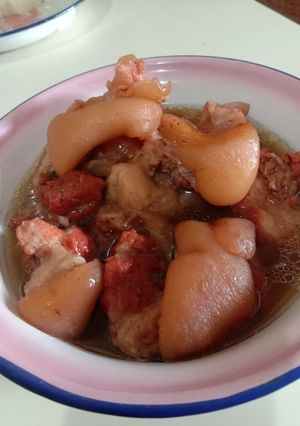 Foto resep Masakan kaki babi/cu kiok/tu kha/lo tu kha angkak