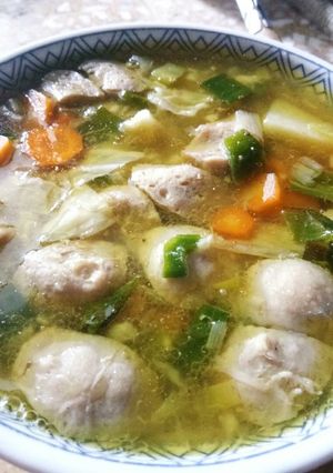 Foto resep Sayur Sop Bakso