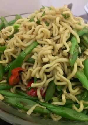 Foto resep Mie Telur Goreng Sayur Buncis
