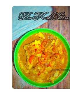 Foto resep Telur Dadar Kuah Santan #360¹⁸