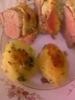 Una foto de Solomillo relleno de jamón york y queso