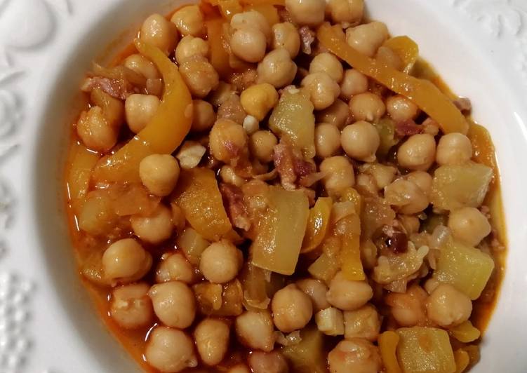 Potaje de garbanzos exprés