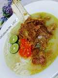 Soto Daging Santan dan Sambal