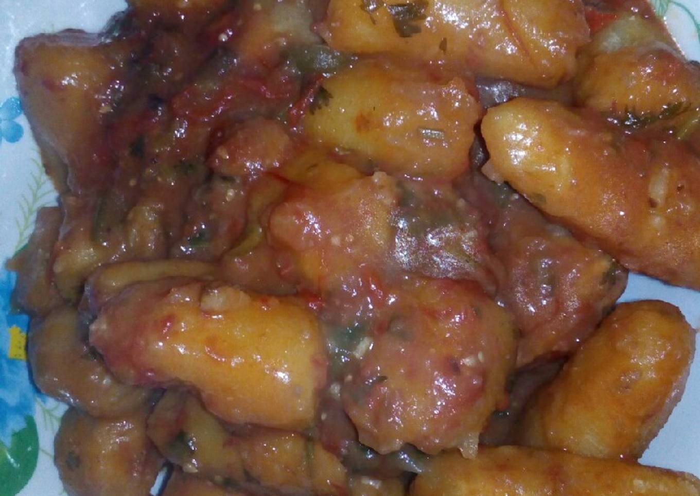 Banana stew