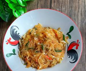 Cara Cepat Soun Goreng Pedas Mantul Banget