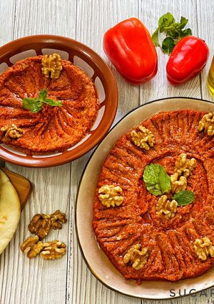 صورة لوصفة محمرة حلبية بالطريقة الاصلية