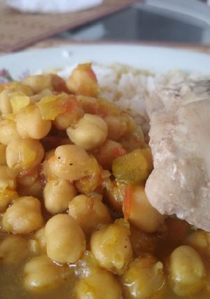 Una foto de Mís primeros garbanzos