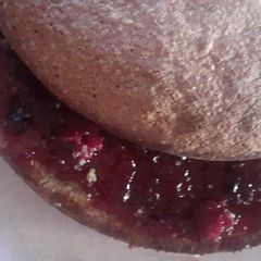 A picture of Buchweizenkuchen/ Buckwheat cake.
