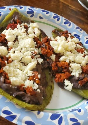 Una foto de Sopes saludables de nopal