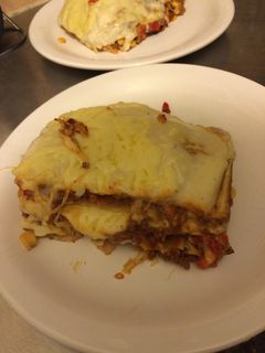 Una foto de Lasagna de carne y verdura