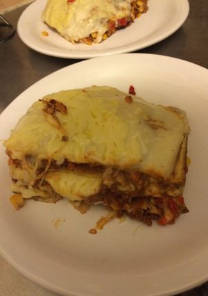 Una foto de Lasagna de carne y verdura