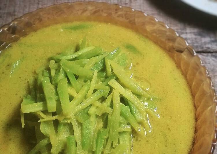 Cara mudah meracik Labu Siam Bumbu Kuning Anti Gagal