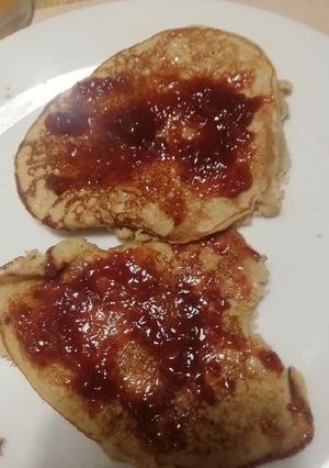 Una foto de Tortitas de plátano