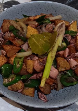Foto resep Tumis cumi Asin