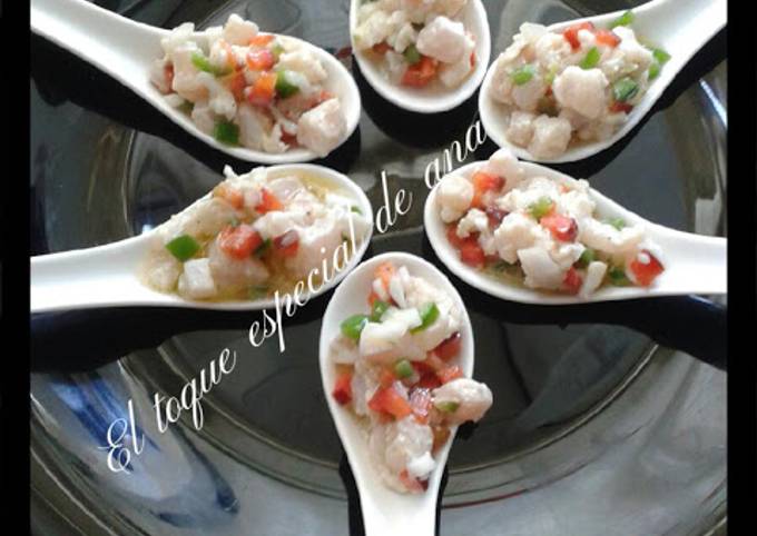 Foto principal de Tartar de merluza en cucharitas