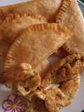 Empanadas rellenas de arroz queso mozzarella y jamón ahumado