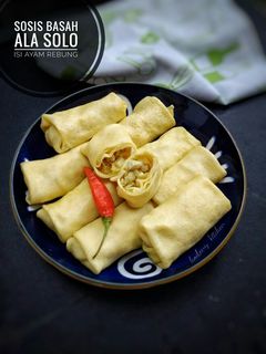 Foto resep Sosis Basah ala Solo isi Ayam Rebung