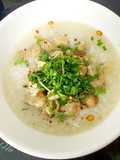 Cháo nghêu nấm rơm 🍲