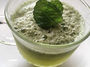 Gambar jus lemon daun mint