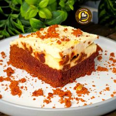 A picture of Red Velvet Cheesecake Brownie.