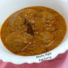 A picture of Dhaba Style Egg Curry.