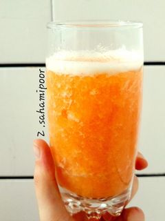 عکسی از دستور 🍑یخ در بهشت هلو🍑