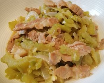 Best Recipe Bitter Melon with Pork Delicious Simple