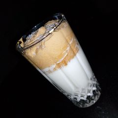 A picture of Dalgona coffee.