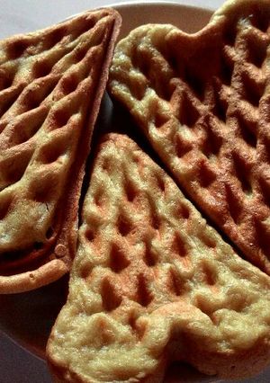 Foto resep WAFEL keto simple