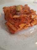 Penne rigate con anchoas