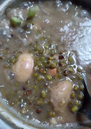 Foto resep Bubur kacang hijau durian