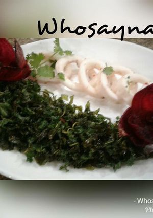 A picture of Whosayna’s Deep Fried Spinach.