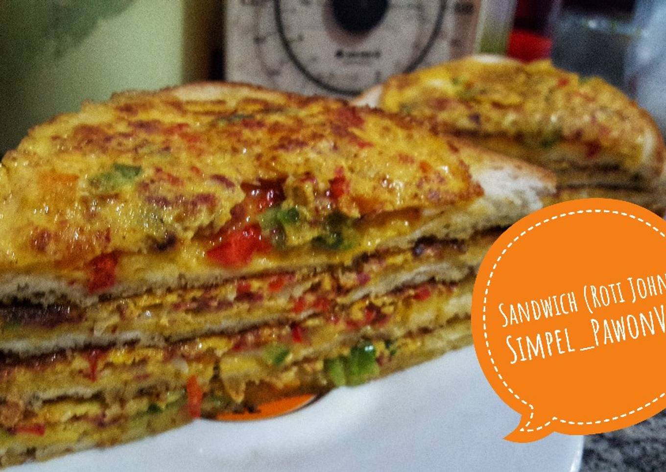 Sandwich (Roti John) Simpel