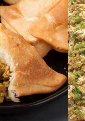 A picture of Chicken & Potato Samosas.