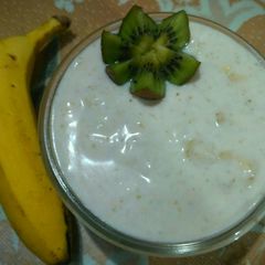 A picture of Banana raita.