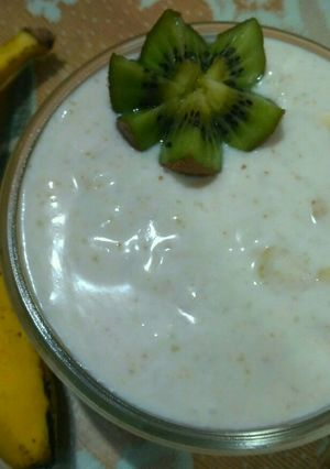 A picture of Banana raita.