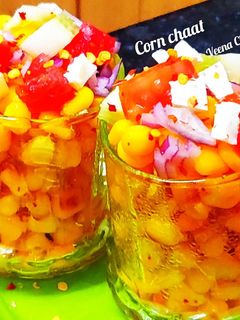 कॉर्न चाट(corn chaat recipe in hindi) रेसिपी मुख्य फोटो