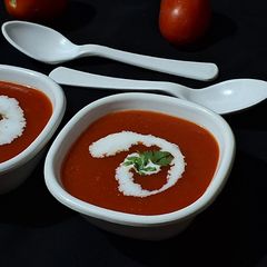 A picture of Tomato beetroot Soup.