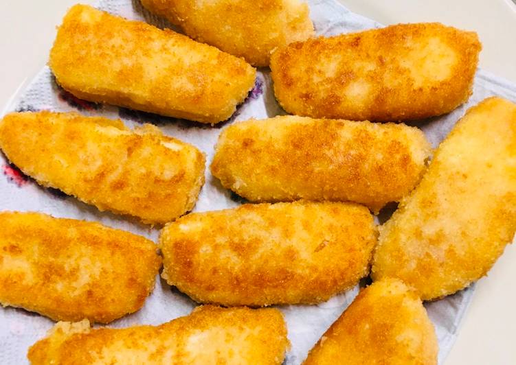 Steps to Make Perfect Halloumi fingers