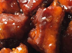 Hình của món Sườn xào chua ngọt (me & mật ong).