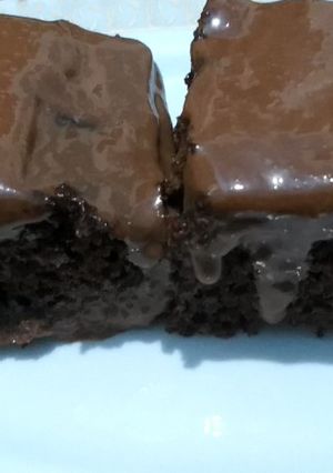 صورة لوصفة كيكة شوكلاته تاخذ العقل